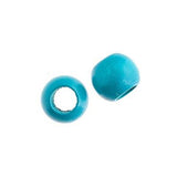 Czech Wood Barrel Beads 12x9.8mm Turquoise 25/pk