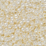 11/0 Toho Seed Beads #122 Opaque Lustered Navajo White 8-9g Vial