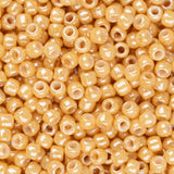 11/0 Toho Seed Beads #123D Opaque Lustered Dark Beige 8-9g Vial