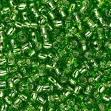 11/0 Toho Seed Beads #27 Silver Lined Peridot 8-9g Vial