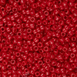 15/0 Toho Seed Beads #45 Opaque Pepper Red 8-9g Vial