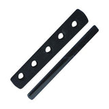 Spacer Bar 5-Hole Horn Black 10/pk