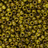 11/0 Toho Seed Beads #Y319 Opaque Dandelion Picasso 8-9g Vial