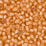 11/0 Toho Seed Beads #301 Peach Lined Light Topaz 8-9g Vial