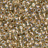 11/0 Toho Seed Beads #998 Gold Lined Rainbow Light Jonquil 8-9g Vial