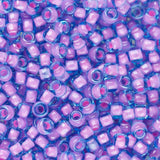 11/0 Toho Seed Beads #937 Bubblegum Pink Lined Aqua 8-9g Vial