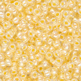 11/0 Toho Seed Beads #1846 Transparent Rainbow Orange Creamcicle Lined 8-9g Vial
