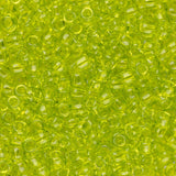 11/0 Toho Seed Beads #4 Transparent Lime Green 8-9g Vial