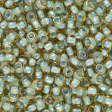 11/0 Toho Seed Beads #952 Seafoam Lined Rainbow Light Topaz 8-9g Vial