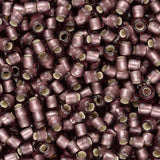 11/0 Toho Seed Beads #26BF Silver Lined Frosted Medium Amethyst 8-9g Vial