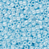 11/0 Toho Seed Beads #124 Opaque Lustered Pale Blue 250g Bag