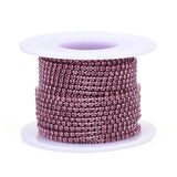 Metal Rhinestone Banding 2mm Rose 10yd/pk