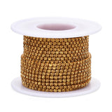 Metal Rhinestone Banding 2mm Topaz 10yd/pk