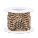 Metal Rhinestone Banding 2mm Light Peach 10yd/pk