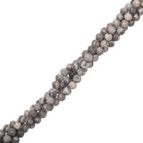 Mapstone Beads 4mm Round (Natural) 15-16" Strand