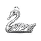 Duck Metal Pendant 20x22mm 5/pk