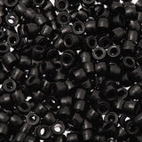 Mini Crow/Pony Beads Opaque Black 1000/pk