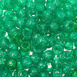Crow Beads Transparent Emerald Sparkle 1000/pk