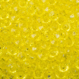 Rondelle Plastic Beads 5mm Yellow 1000/pk