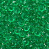 Rondelle Plastic Beads 5mm Xmas Green 1000/pk