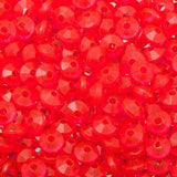 Rondelle Plastic Beads 5mm Raspberry 1000/pk