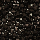 Bicone Plastic Beads 6mm Black 200/pk
