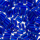 Czech Wampum Beads 8x3mm Matte Royal Blue 14g