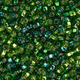 10/0 Czech Seed Beads #036 Silver Lined Sea Green 22g