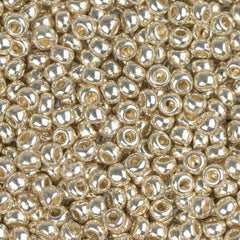 10/0 Czech Seed Beads Metallic Silver 500g