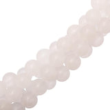 White Jade Beads 10-11mm Round (Natural) 15-16" Strand