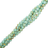 Turquoise Beads 4mm Round (Synthetic/Dyed) 15-16" Strand