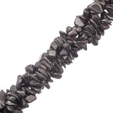 Hematite Chips 5-11mm (Synthetic) 33.5" Strand