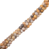 Crazy Lace Agate Beads 4mm Round (Natural) 15-16" Strand
