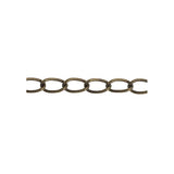 Chain Curb 4x7mm Links Antique Brass 1m