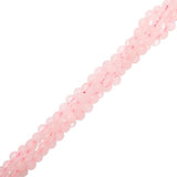 Rose Quartz Beads (Natural) 4mm Round 15-16" Strand