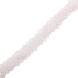 White Jade Beads 4-5mm Round (Natural) 15-16" Strand