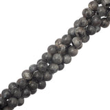 Larvikite Beads 6mm Round (Natural) 15-16" Strand