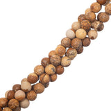 Picture Jasper Beads 6mm Round (Natural) 15-16" Strand