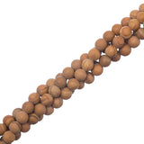Wood Lace Agate Beads 6mm Round (Natural) 15-16" Strand