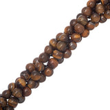 Tiger Eye Beads 6mm Round Grade AB (Natural) 15-16" Strand