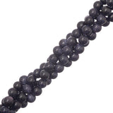 Blue Goldstone Beads 6mm Round (Synthetic) 15-16" Strand