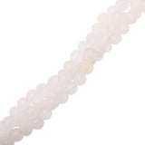 White Jade Beads 6mm Round (Natural) 15-16" Strand