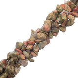 Unakite Chips 5-8mm (Natural) 31" Strand