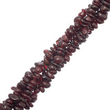 Garnet Chips 4-10mm (Natural) 32" Strand