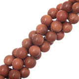 Goldstone Beads 10mm Round (Synthetic) 15-16" Strand