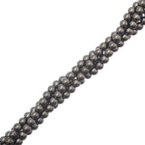 Magnetic Hematite Beads 4mm Round Grade AAA (Synthetic) 15-16" Strand
