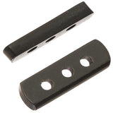 Spacer Bar 3-Hole Horn Black 10/pk