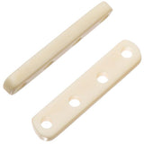 Spacer Bar 4-Hole Bone Ivory 10/pk
