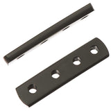 Spacer Bar 4-Hole Horn Black 10/pk