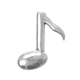 Music Note Metal Charm 17x14mm 10/pk